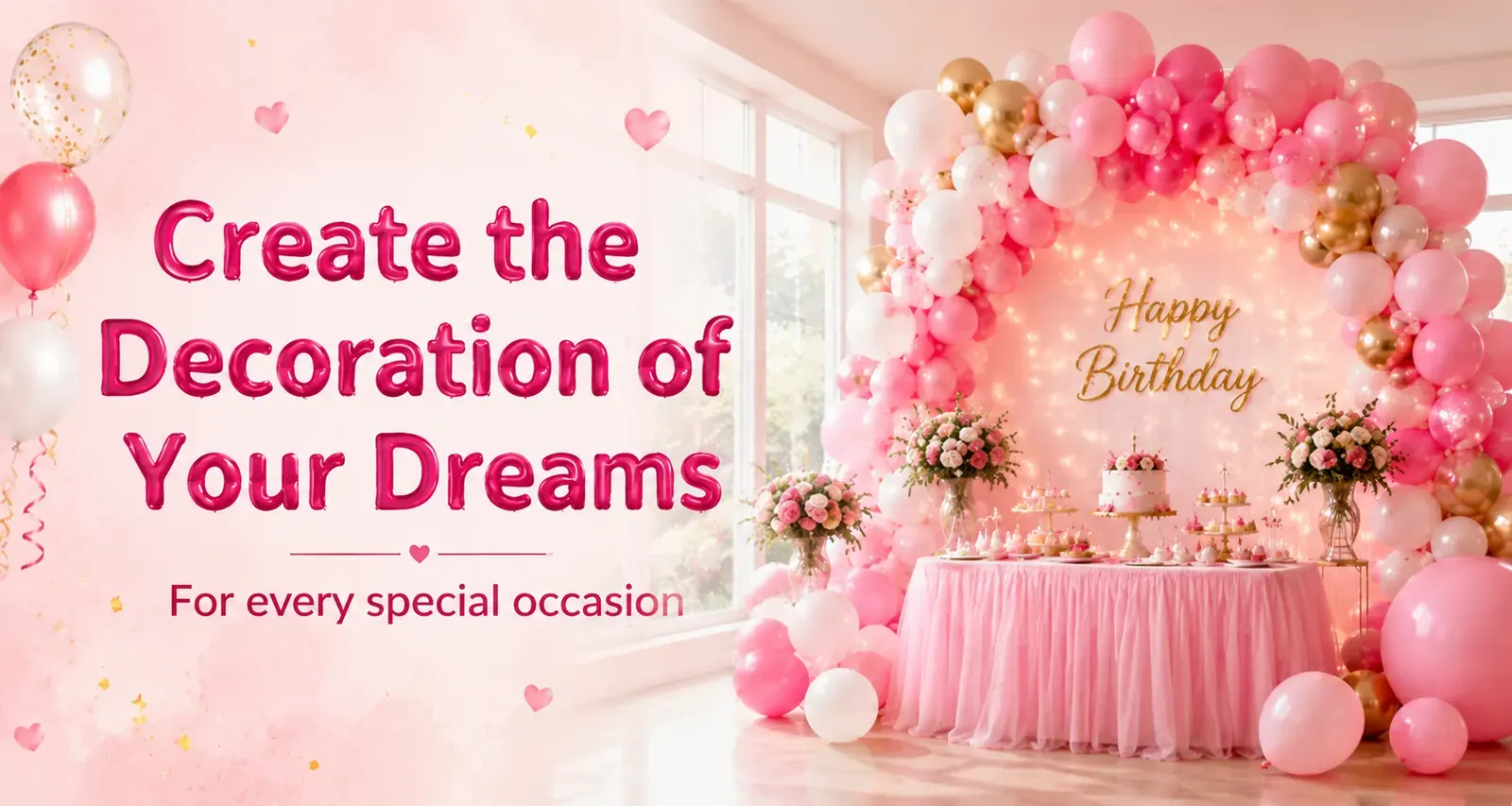 Party Decoration India Banner 2